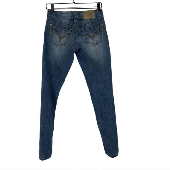 Jolt Skinny Jeans - Classic Blue Wash - Picture 3 of 14